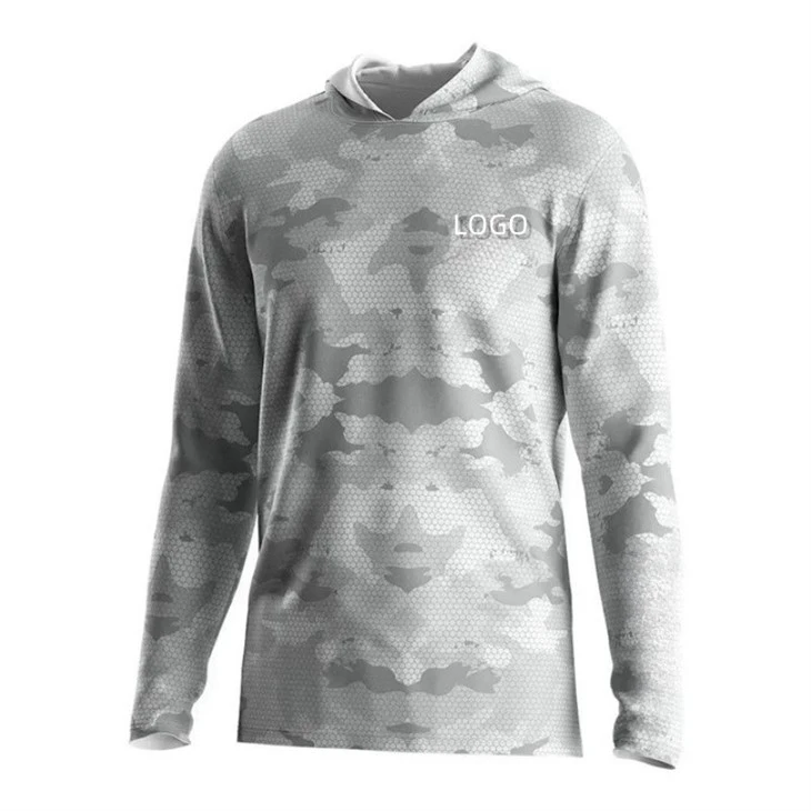 Factory Direct Outdoor Camping Uv Protection Breathable Cooling Long Sleeve Hooded