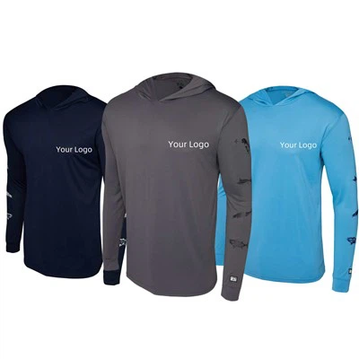 เสื้อตกปลามีฮู้ดทางเทคนิค